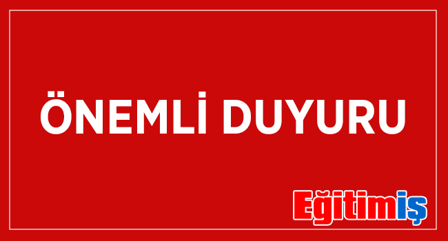 GENEL KURUL İLE İLGİLİ ÖNEMLİ DUYURU